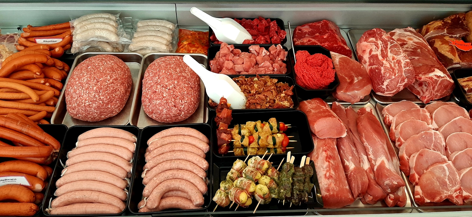 Hecht - Fleischerei - Fleisch im Gefrierschrank